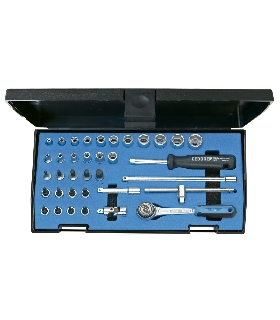 JUEGO DE LLAVES DE VASO 1/4"" 36 PZAS 6196710 GEDORE